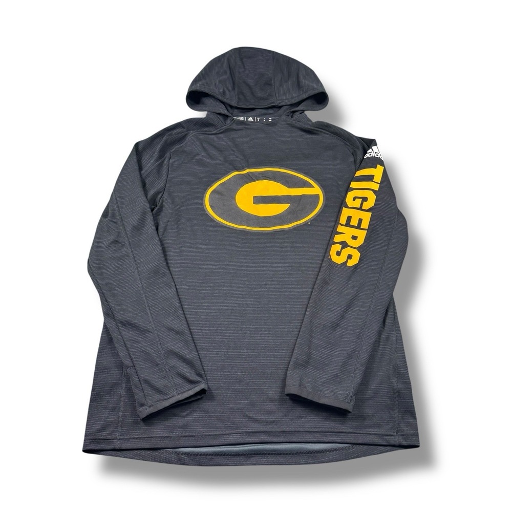 Adidas Grambling State Tigers Team-Issued Lightweight Pullover Hoodie Sz M EUC